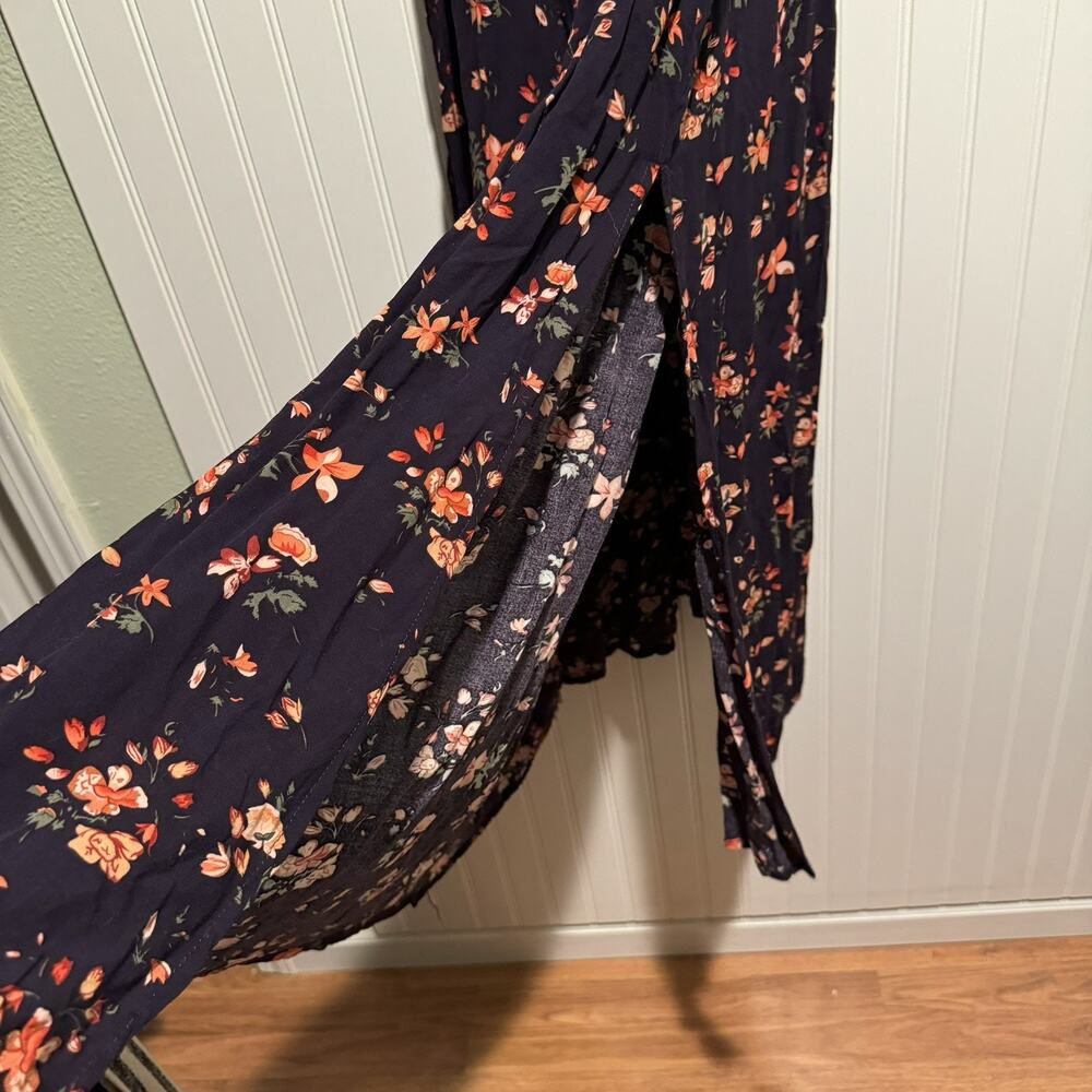 Natural Life Purple Floral Cami Dress Maxi Length Size Medium - Picture 5 of 9